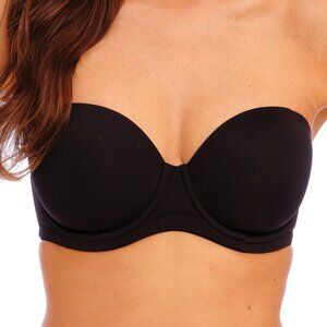 NWOT Wacoal Red Carpet Strapless Bra Black 36 C